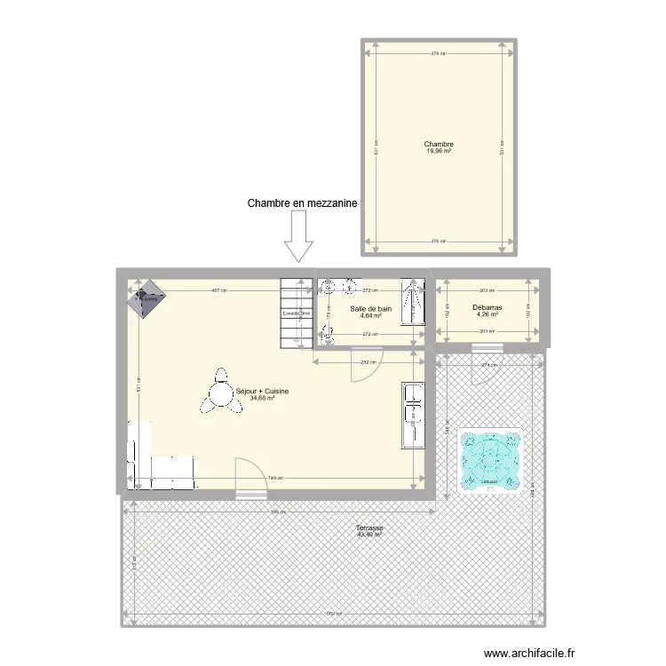 Chalet Tilman . Plan de Chalet Tilman . Plan de