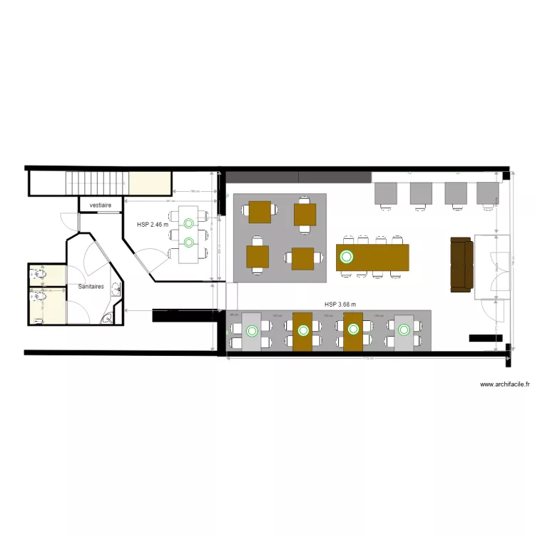 RESTO LIBOURNE. Plan de 