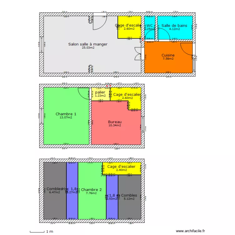 Habitation principale 3 niveaux. Plan de Habitation principale 3 niveaux. Plan de