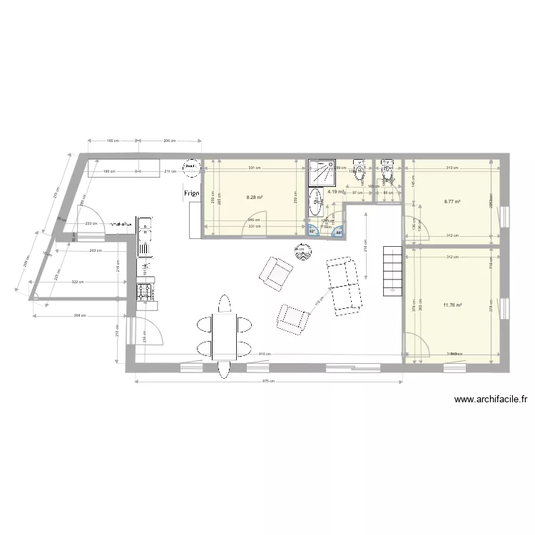 PLAN def avec CUISINE. Plan de 