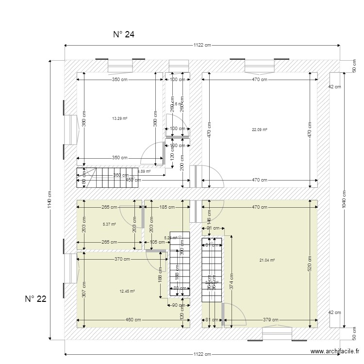 SCHMIT ETAGE PROJET. Plan de 0 pièce et 0 m2