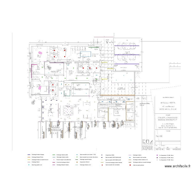 Hertel. Plan de 0 pièce et 0 m2