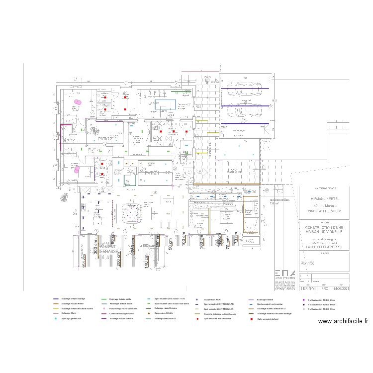 Hertel. Plan de 0 pièce et 0 m2