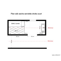 SDB3 seche à droite retour plus court