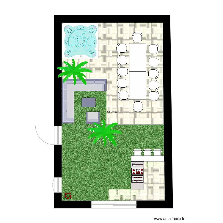 Plan Patio 2. Plan de 