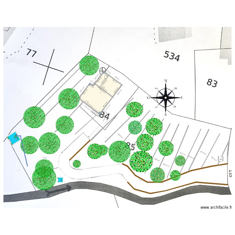 Masse après travaux. Plan de 0 pièce et 0 m2