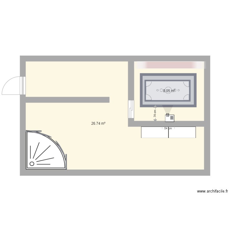 idée 2 projet art. Plan de 0 pièce et 0 m2