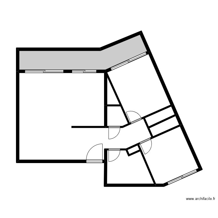 PERIER. Plan de 9 pièces et 58 m2