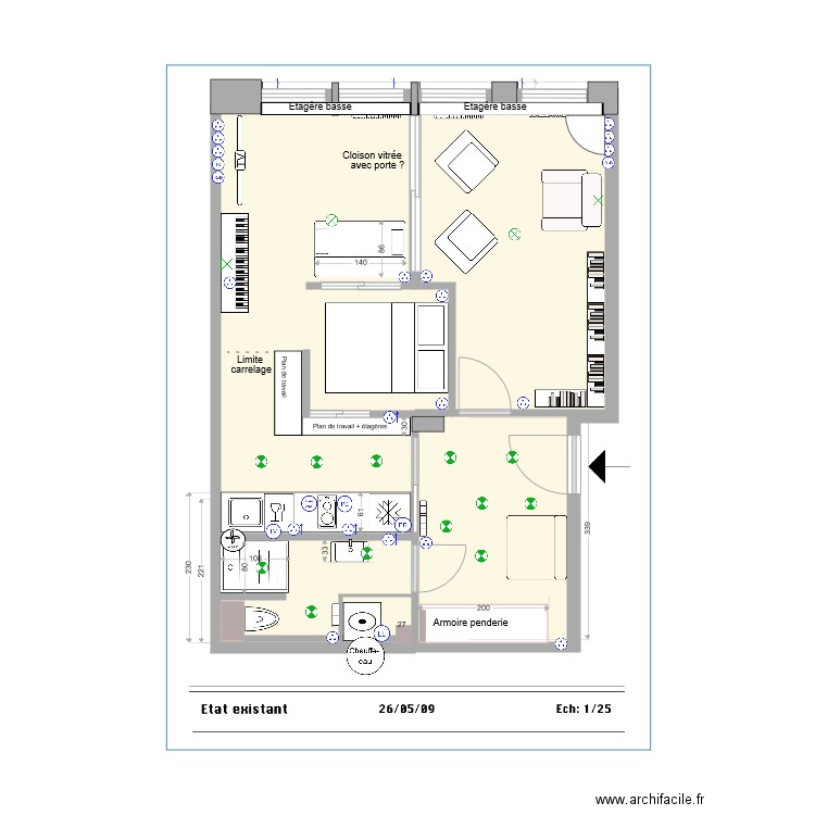 OBERLIN nouveau Archi V3 Meublé. Plan de 0 pièce et 0 m2