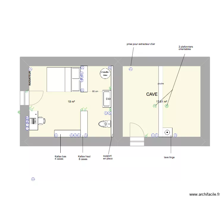 FOURNIL &eacute;lectricit&eacute;. Plan de 