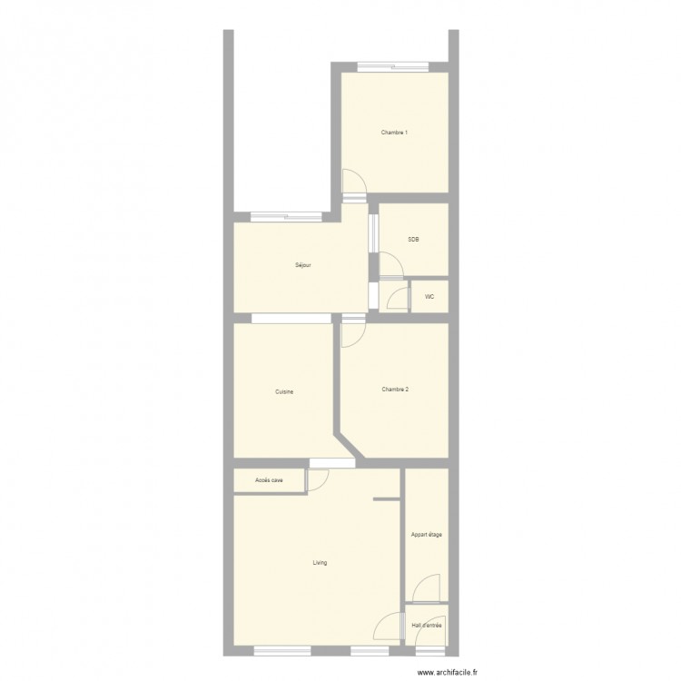 Maison Lahaise RDC. Plan de 0 pièce et 0 m2