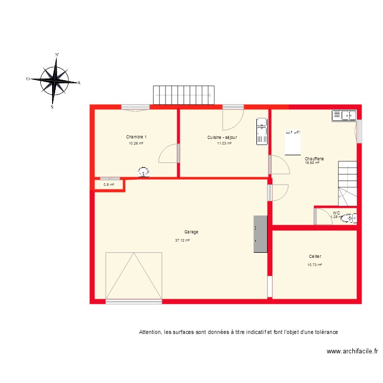 BI4092 RDC NON COTE. Plan de 0 pièce et 0 m2