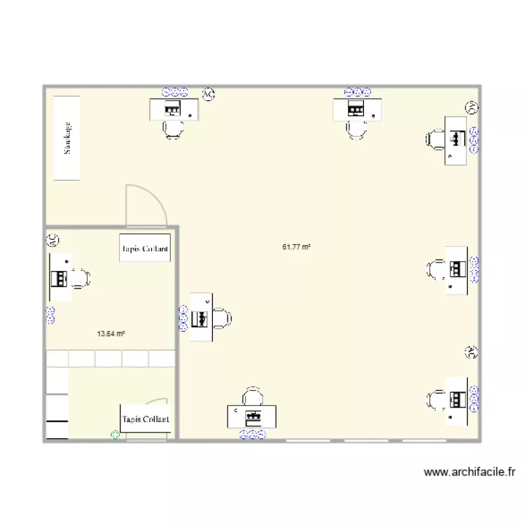 Plan Salle Blanche IT. Plan de 