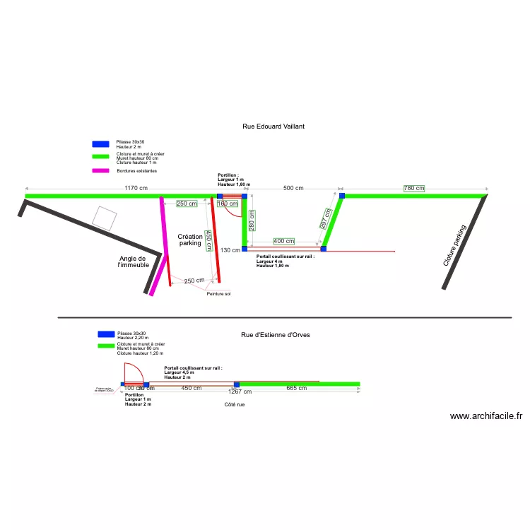 BEAUJARDIN 3. Plan de 