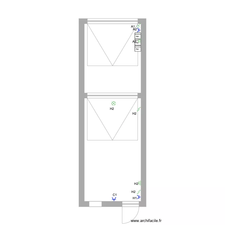 Hennuyeres 90 garage. Plan de Hennuyeres 90 garage. Plan de