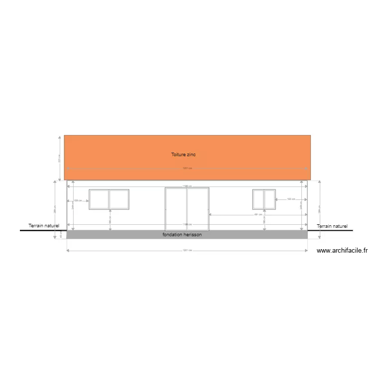 plan terrain naturel. Plan de plan terrain naturel. Plan de