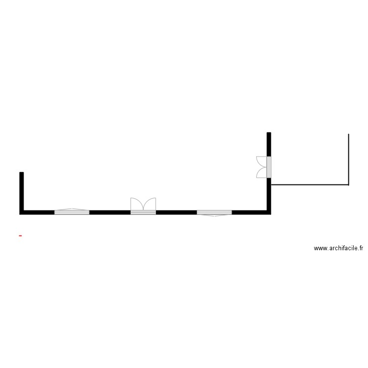 VERNEUIL rénovation coursive et escalier extérieur. Plan de 0 pièce et 0 m2