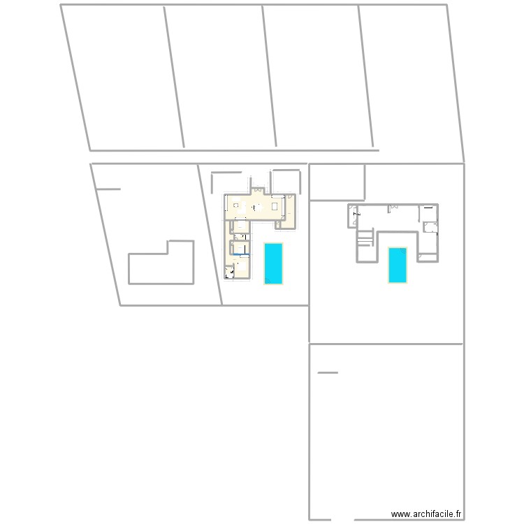 Chiang mai 13. Plan de 7 pièces et 180 m2