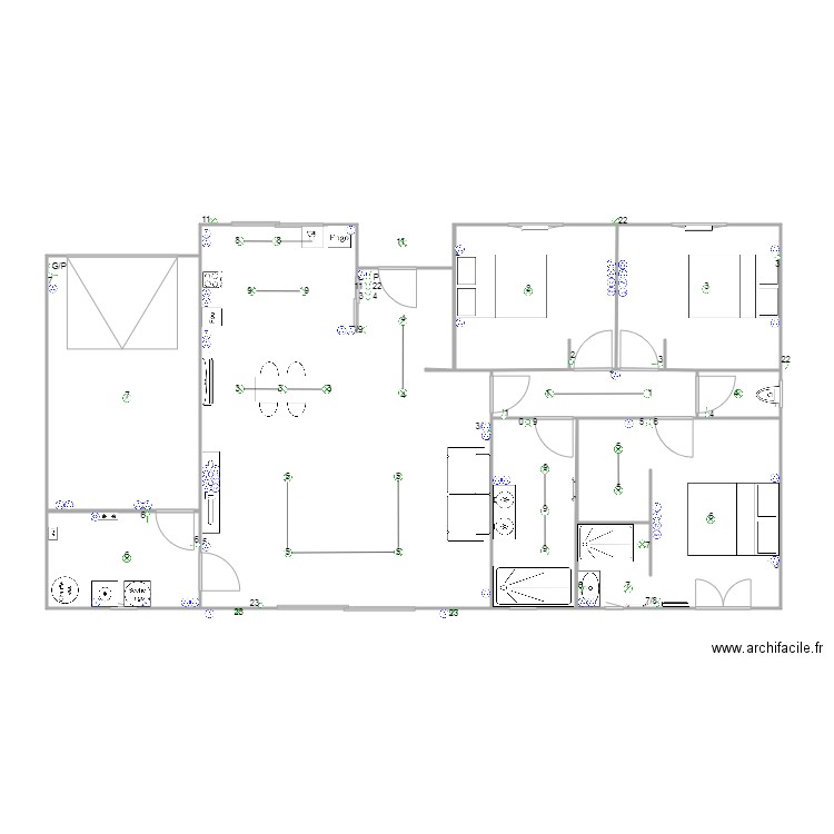 plan marjorie éclairage pc meubles sauvegarde. Plan de 0 pièce et 0 m2