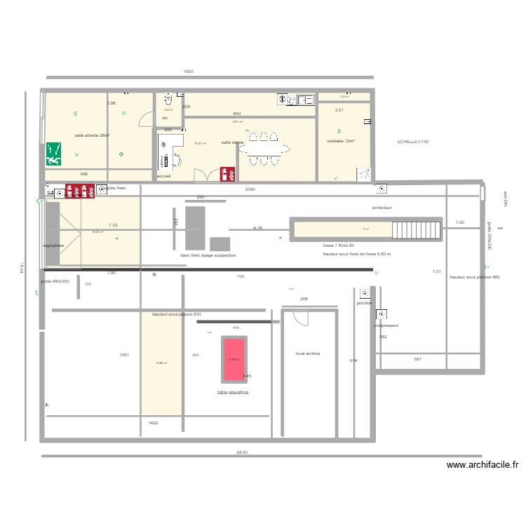 vernon controle. Plan de 0 pièce et 0 m2