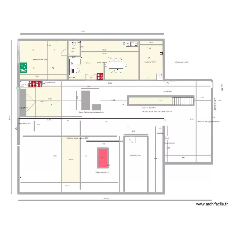 vernon controle. Plan de 