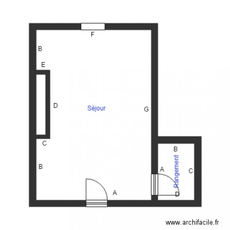 CROQUIS RE JOUEN 5ETG FACE. Plan de 0 pièce et 0 m2