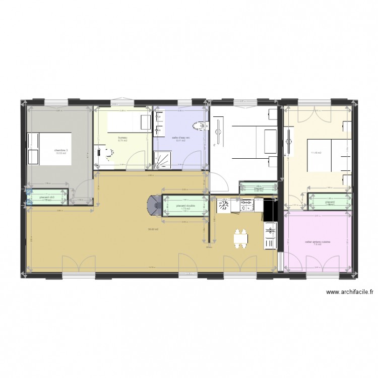 MAISON CHABANAIS. Plan de 0 pièce et 0 m2