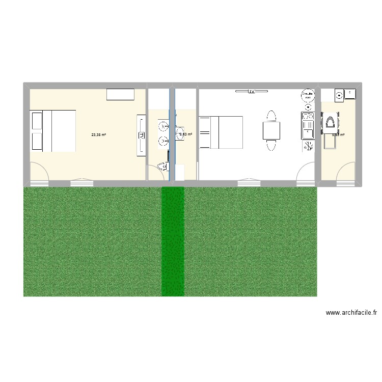 DEPENDANCE. Plan de 0 pièce et 0 m2
