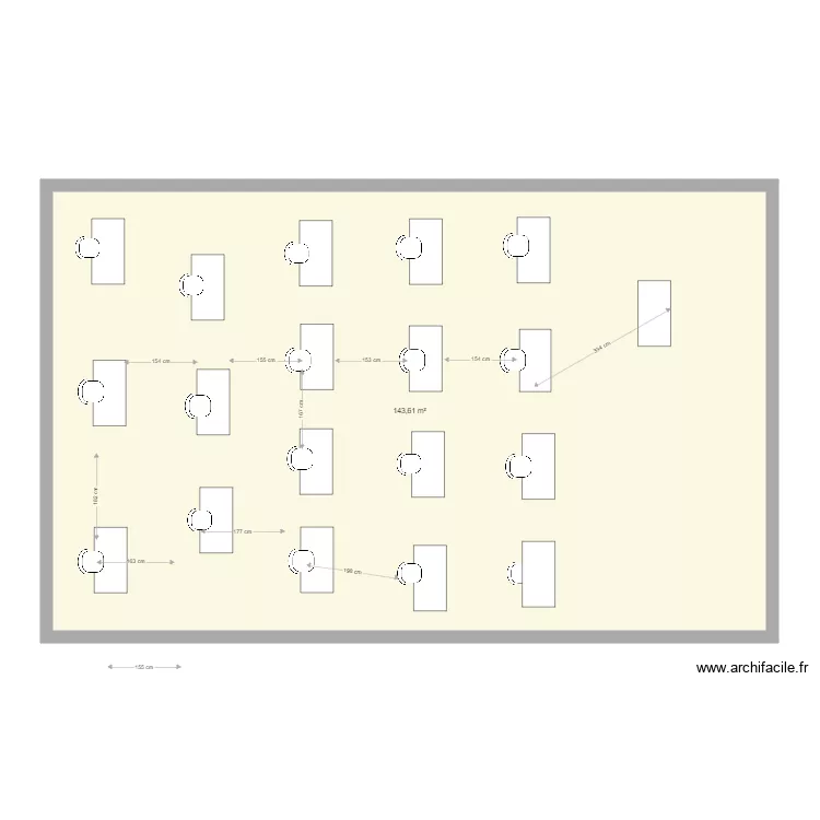 409  19  personnes 1m50. Plan de 