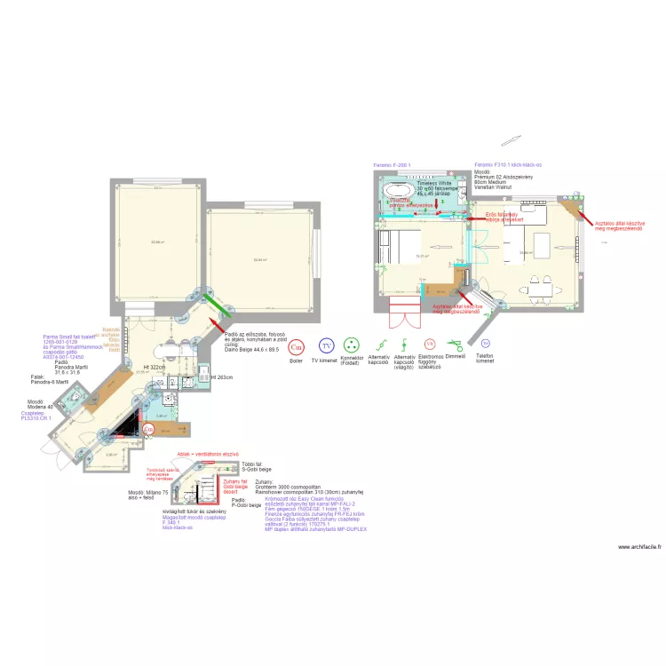 STOLLAR BELA Hongrois AMENAGEMENT FINAL 2 avec choix carrelage. Plan de STOLLAR BELA Hongrois AMENAGEMENT FINAL 2 avec choix carrelage. Plan de