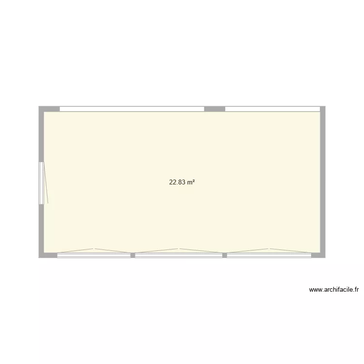 couverture terrasse. Plan de 