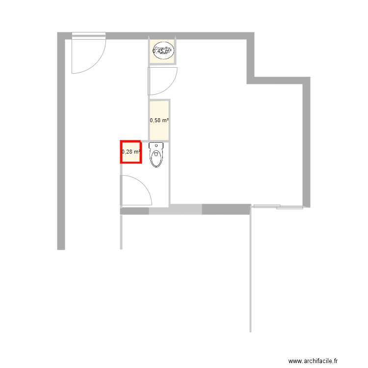 Appartement Catherine 1. Plan de 0 pièce et 0 m2