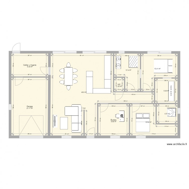 MAISON 1. Plan de 0 pièce et 0 m2