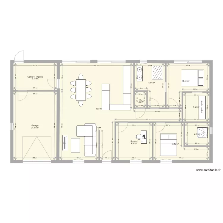 MAISON 1. Plan de 
