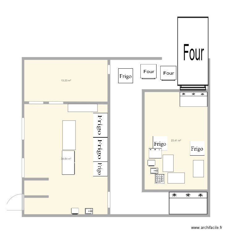 PLAN BOULANGERIE. Plan de 0 pièce et 0 m2