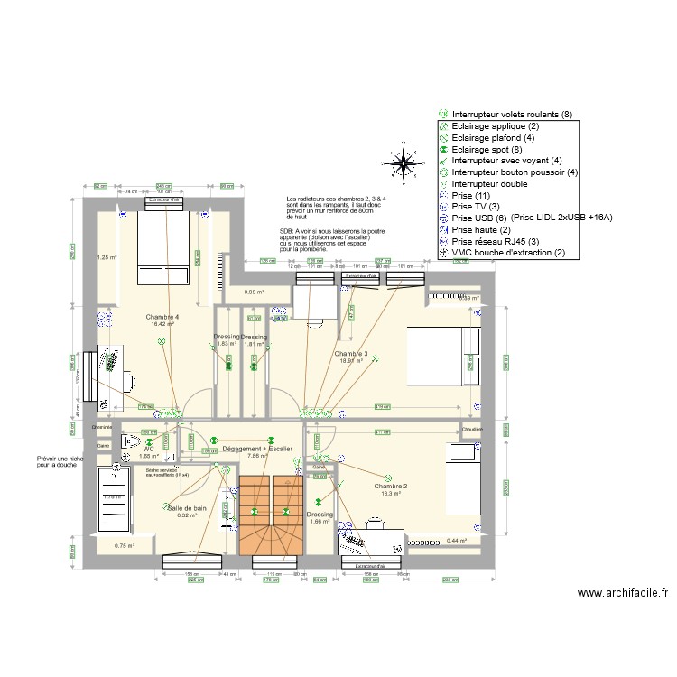 Maison Vezin R1 v8. Plan de 0 pièce et 0 m2