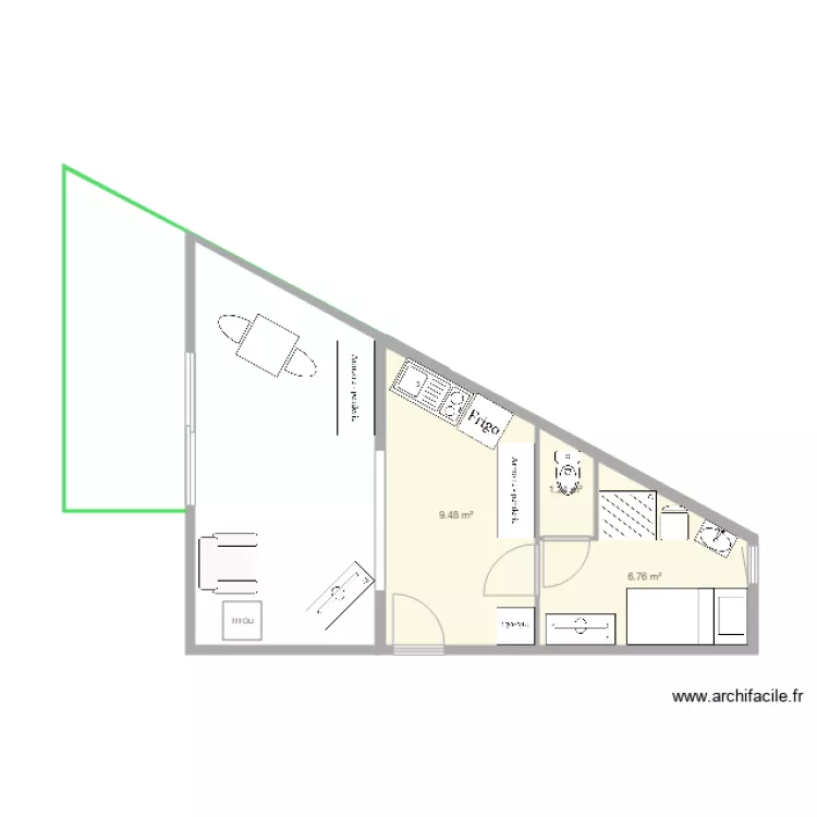 garage blanc. Plan de garage blanc. Plan de