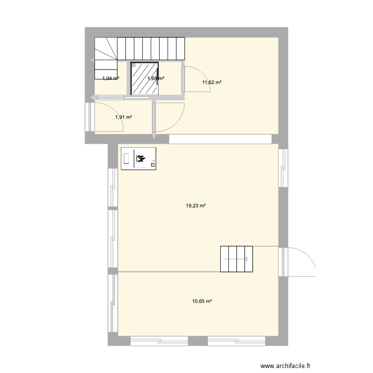 Plan 1. Plan de 0 pièce et 0 m2