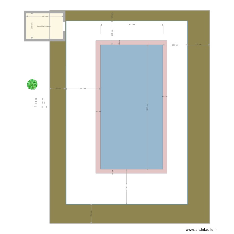 Piscine V2. Plan de 0 pièce et 0 m2