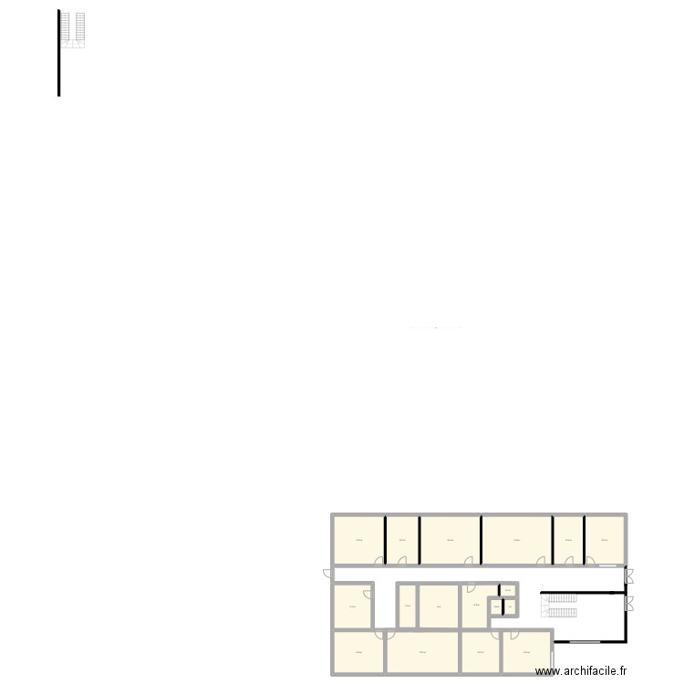 limoges. Plan de 17 pièces et 294 m2