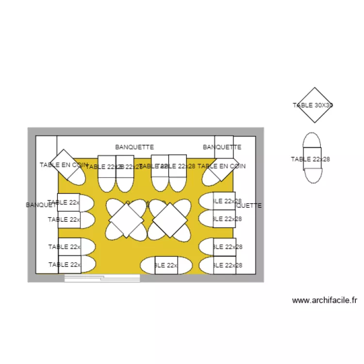 PLAN TERRASSE 2015 GARBY RESTO PUB. Plan de 