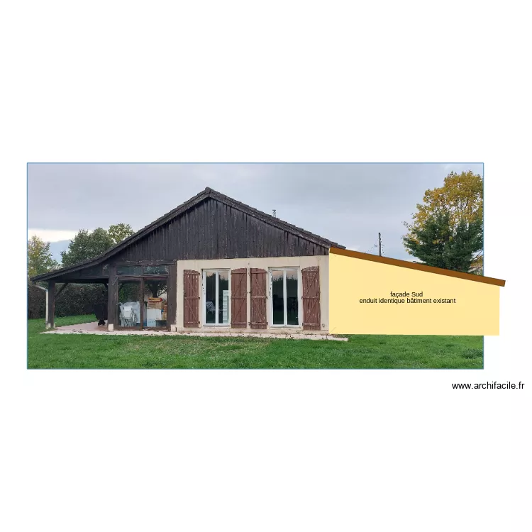 garage sud. Plan de garage sud. Plan de