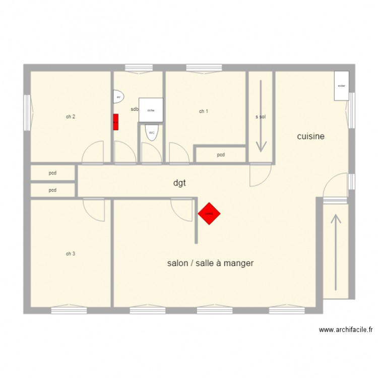 GALLAND. Plan de 0 pièce et 0 m2