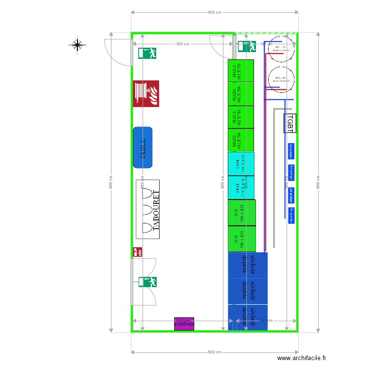 PLAN LAVERIE SUPER U OLONNE. Plan de 0 pièce et 0 m2