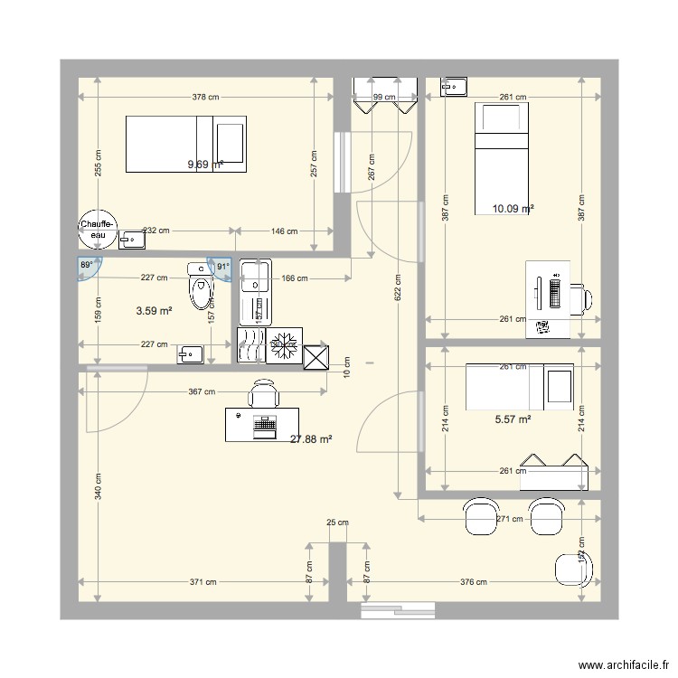 plan julien cuisine . Plan de 0 pièce et 0 m2