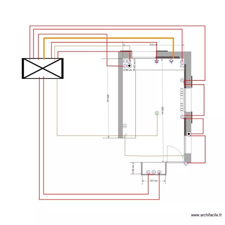 Cuisine plan elec. Plan de Cuisine plan elec. Plan de