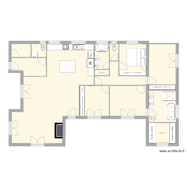 maison V ELEC. Plan de 0 pièce et 0 m2