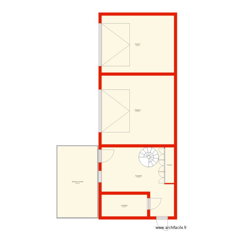 BI 3240 garages non côté. Plan de 0 pièce et 0 m2