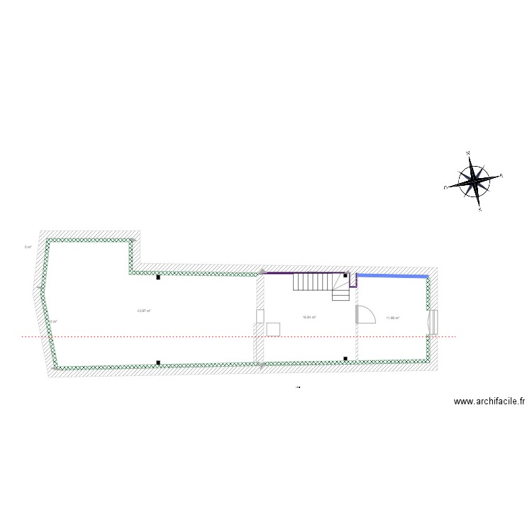 Plan combles v2. Plan de 0 pièce et 0 m2