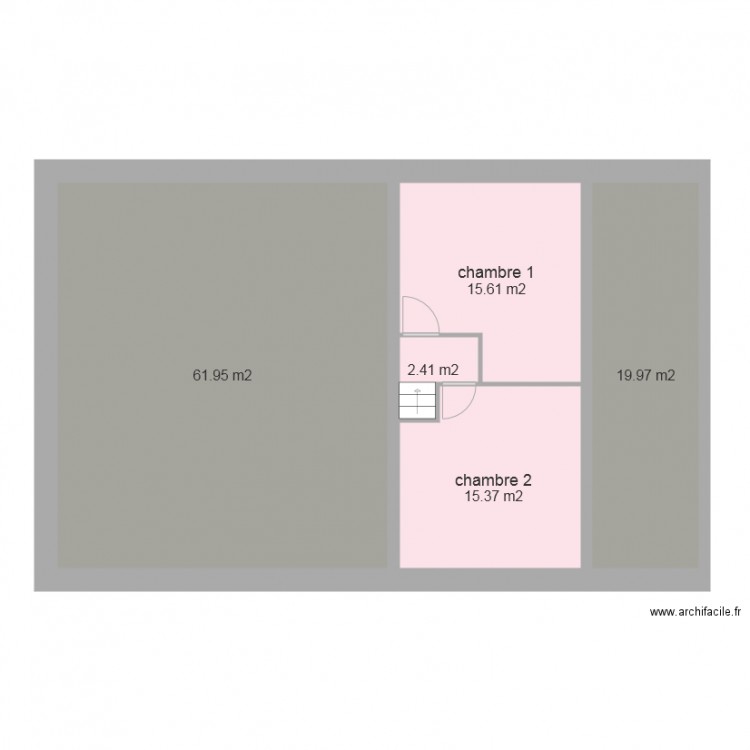 3ème étage sous comble. Plan de 0 pièce et 0 m2